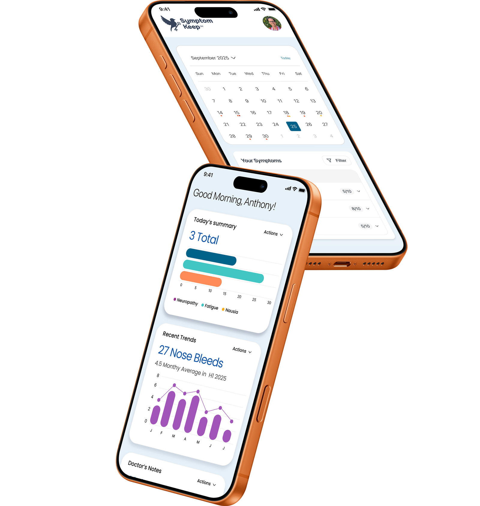 Symptom Keep App